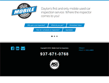 Tablet Screenshot of mobileinspections.com